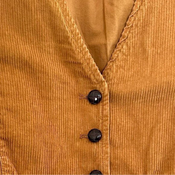 Free People Brown Corduroy Vest 🔥last drop headed to thrift! - Picture 4 of 6